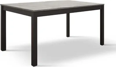 Immagine prodotto di Milani Home - tavolo da pranzo allungabile 110-160 x 70 x 77 cm, cemento, metallo