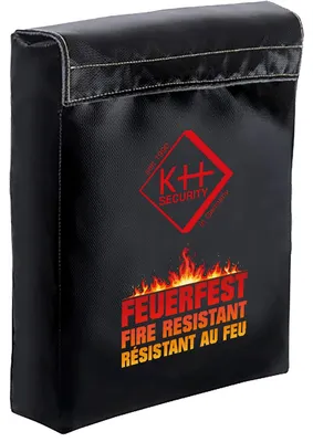 Produktbild von SELVA Feuerfeste Dokumententasche - mittlere Größe für Schmuck, Datenträger und Elektronik