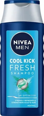 Zdjęcie produktu dla Nivea Men Cool Szampon 250ml do włosów normalnych i przetłuszczających się