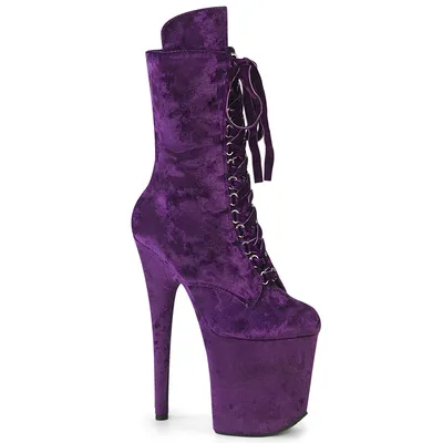 Produktbild von FLAMINGO-1045VEL Damen Booties von Pleaser, Lila  , EU 35, US 5