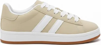 Produktbild von Damen Schnürung Turnschuhe Sneaker Kunstleder Freizeitschuhe Ottana Gelb Gr.37
