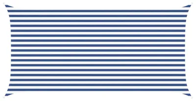 Immagine prodotto di Tenda da sole vidaXL blu e bianca 5 x 2,5 m 100% poliestere Oxford
