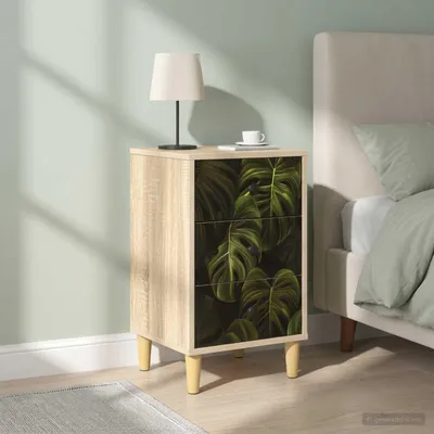 Immagine prodotto di vidaXL Comodino ELBURG, 2 pezzi, rovere Sonoma, 36 x 33 x 60 cm