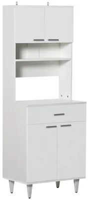 Immagine prodotto di Credenza da Cucina 60x40x160 cm in Legno Bianco