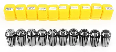 Produktbild von 10-teiliges Spannfutter-Präzisionsfeder-Set für CNC-Gravier- und Fräsmaschinen, Industriezubehör ER16