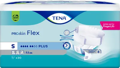 Produktbild von TENA Flex ProSkin Plus S Inkontinenzslip mit Gürtel für Erwachsene, 30 Stück