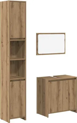 Produktbild von 3-tlg. Badmöbel-Set Artisan-Eiche Holzwerkstoff