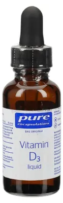 Zdjęcie produktu dla Pure Encapsulations Witamina D3 w płynie, 22,5 ml roztworu