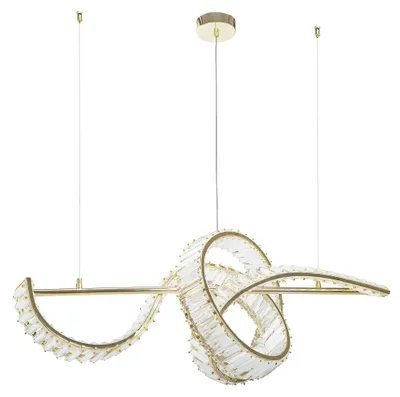 Produktbild von Hängelampe Toolight Swe082-Cp Gold Led Transparent