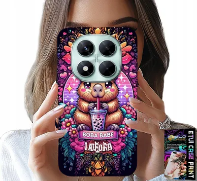 Immagine prodotto di Custodia per Xiaomi Note 14 Pro 5G - Dolce capibara con sceicco, design super
