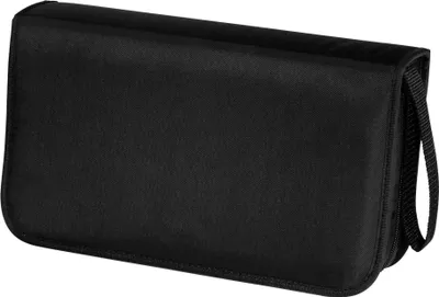 Produktbild von Hama CD Wallet 80 - Tasche für CDs/DVDs - 80 CDs/DVDs - Nylon - Schwarz