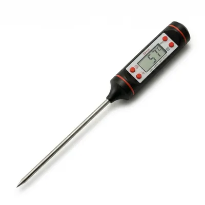 Produktbild von Digitales LCD Kochthermometer Einstichthermometer Küchenthermometer (einsetzbar für Fleisch, Braten, Backen, Bier, Wein usw.)