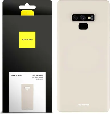 Zdjęcie produktu dla Silikonowe etui SPACECASE Silicone Case do Galaxy Note 9 Beżowy