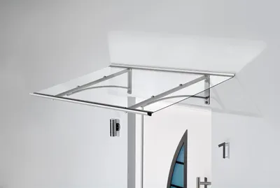 Produktbild von Pultvordach aus Edelstahl