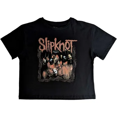 Produktbild von Slipknot Band Frame (Back Print) Black L Damen T-Shirt