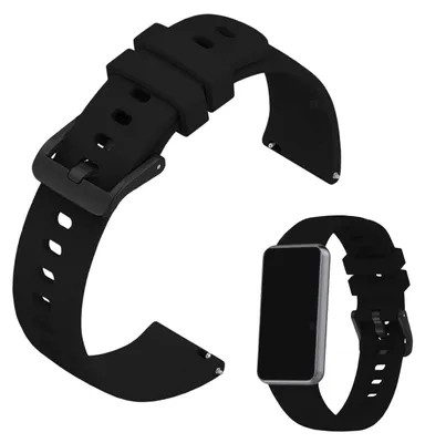 Zdjęcie produktu dla Pasek ChronSmarta do smartband'a Realme Band 2 (Czarny)