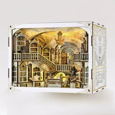 Obrázek produktu pro Library of Gods Max – MiniCity DIY Book Nook miniaturní domeček 3D puzzle