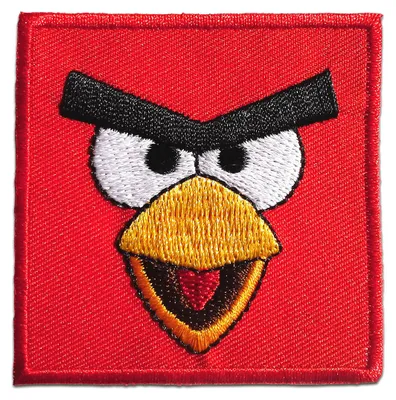 Produktbild von Angry Birds Comic Kinder - Aufnäher, Bügelbild, Aufbügler, Applikationen, Patches, Flicken, Zum Aufbügeln, Größe: 5,8 x 5,8 cm