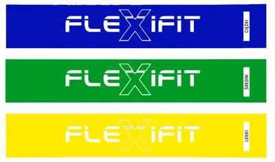 Produktbild von FlexiFit Band Set 3 Widerstandsbänder Training