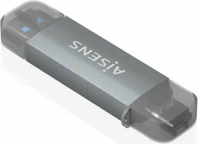 Immagine prodotto di Lettore di schede esterno Aisens ASCR-2AC08-GR Grigio