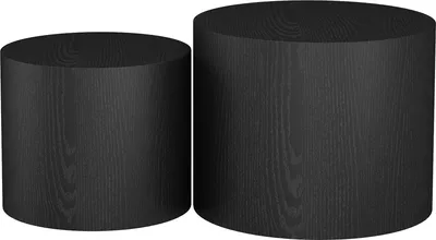 Produktbild von Couchtisch-Set Vicco Giva Schwarz 48 x 48 cm, Model 51638