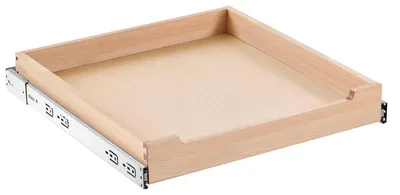 Obrázek produktu pro VEVOR Výsuvný organizér zásuvek do skříněk (508 x 533 x 76 mm), dřevěný podstavec zásuvky a boční montáž, pro kuchyň, spíž a koupelnu