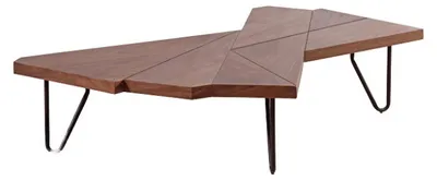 Obrázek produktu pro Abstraktní designový konferenční stolek, boční stolek, dřevěné stolky, nábytek do obývacího pokoje, sedačka