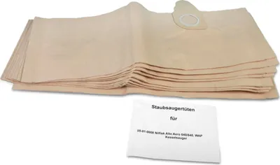 Produktbild von 10 Staubsaugerbeutel passend für Nilfisk WAP Alto Aero 640 / 840 Germany