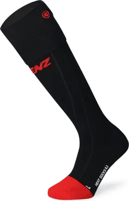 Produktbild von Lenz Heat Sock 6.1 Toe Cap Compression beheizbare Socken, schwarz/rot, 42-44