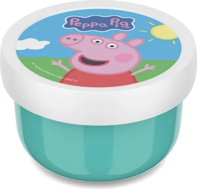Produktbild von Mepal - Obstbox Campus - Snackbox für Kinder - Spülmaschinen- und mikrowellenfest - BPA-frei - 300 ml - Peppa Pig