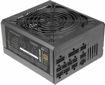 Obrázok produktu pre Mars Gaming MPB1000P, 1000 W, 200 - 240 V, 47 - 63 Hz, 15 A, Aktívny, 150 W