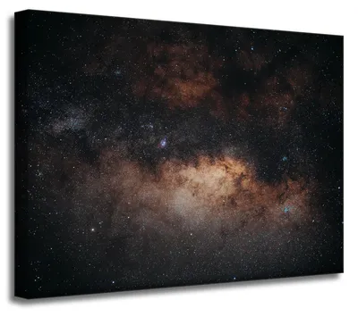 Produktbild von Leinwanddruck Weltraumgalaxie Sterne 40x30 cm