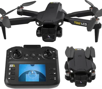 Productafbeelding van Opvouwbare Quadcopter - Camera Drone - Luchtbeelden Maken - Borstelloze Motor - 18 x 16 x 6 cm - Zwart