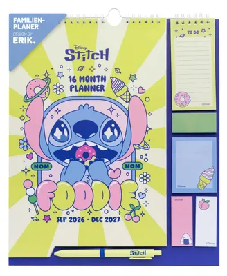 Produktbild von Grupo Erik Disney Stitch Kalender 2027 Familienplaner Wandkalender