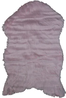 Produktbild von Schaffell KunstfelI Lammfell Schaffellimitat zartrose, 60x90cm, Kuschelfell weich Fellteppich Dekofell