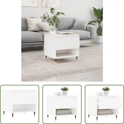 Produktbild von The Living Store Couchtisch Weiß 50x46x50 cm Holzwerkstoff