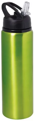 Produktbild von Wasserflasche/Sportflasche/Getrankeflasche sportlich - grun - Aluminium - 800 ml