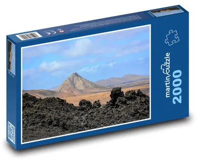 Produktbild von Puzzle 2000 Vulkan und Felslandschaft - martinpuzzle