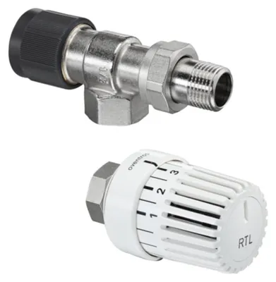 Produktbild von Oventrop OV Rücklauftemperaturbegrenzer-Set Uni RTLH, Rücklauf-Axial, DN 15