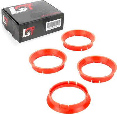 Produktbild von 4x Zentrierringe Distanzringe Alufelgen Ø 56,6 mm - Ø 64,0 mm für AUDI PORSCHE
