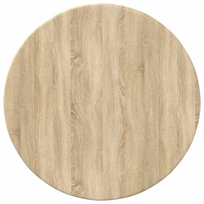 Obrázek produktu pro Kulatý stůl, deska z dubu Sonoma, průměr 40 cm, tloušťka 1,5 cm