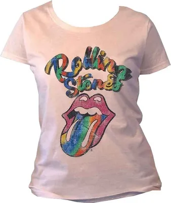 Produktbild von The Rolling Stones - T-Shirt für Damen RO4036 (34 DE) (Weiß)