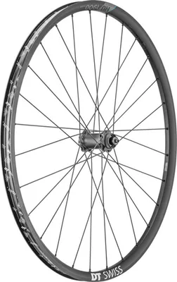 Produktbild von Montiertes Laufrad DT Swiss HU 1900 Spline 622-25 – Vorderrad 100/5 mm inklusive Achskappen für 15-mm-Achse Center Lock (28-29) WHU1900AEQXSA19164