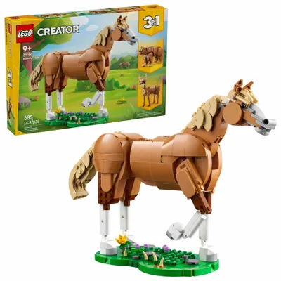 Produktbild von LEGO Creator 3-in-1 Das verzauberte Pferd 31166 Bauset 685 Teile