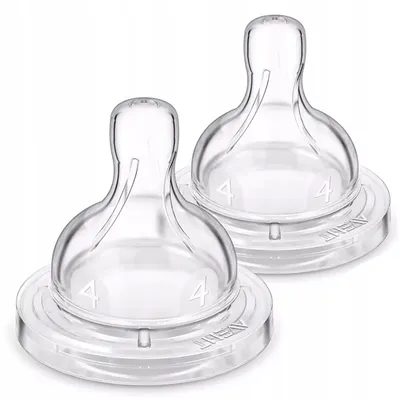 Zdjęcie produktu dla Philips Avent smoczek SCY76402 6m+ Fast Air Free Silicone  free zestaw 2 szt