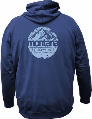 Produktbild von Übergrößen Kapuzen-Sweatjacke Sky Village eisblau AHORN Alpine Blue 8XL