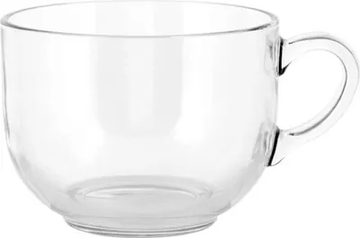 Produktbild von 6 Jumbo-Becher 70 cl aus transparentem Glas – Borgonovo