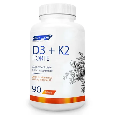 Produktbild von Hochdosiertes Vitamin D3 + K2, 90 Kapseln