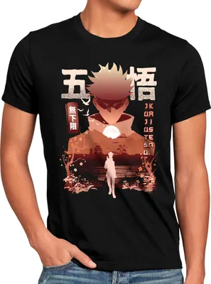 Produktbild von BaumwolleCloud Gojo Satoru Herren T-Shirt  anime japan manga