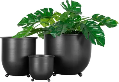 Produktbild von House Collection Blumentopf Set Ingrid Schwarz